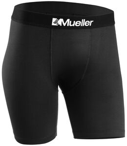 Compression Shorts With Breathable Panel